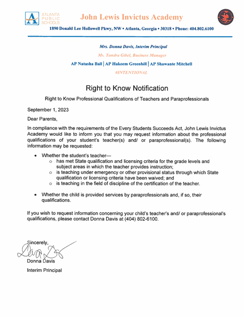 Right to know 